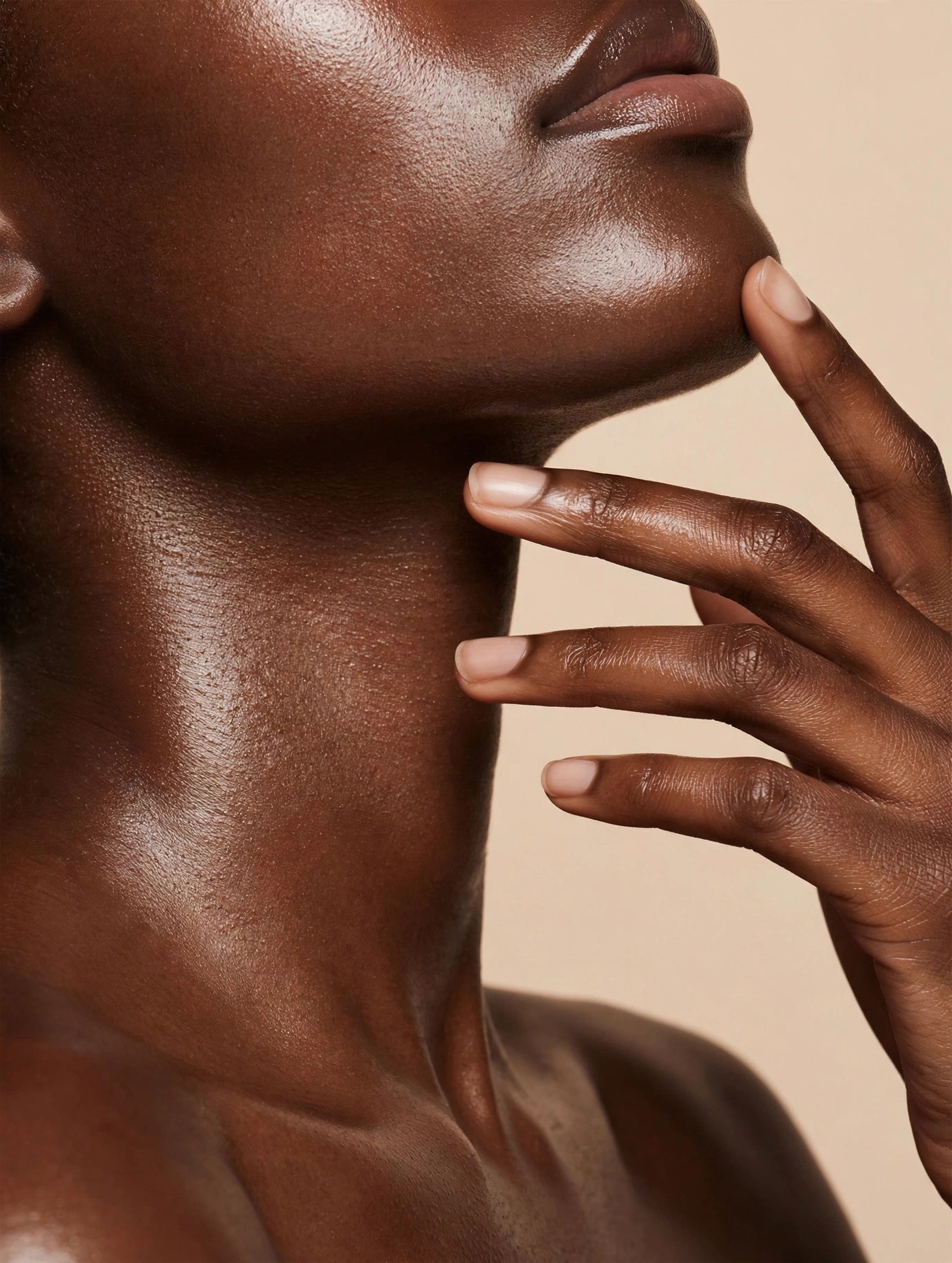 Portrait of a woman with smooth, firm, radiant skin